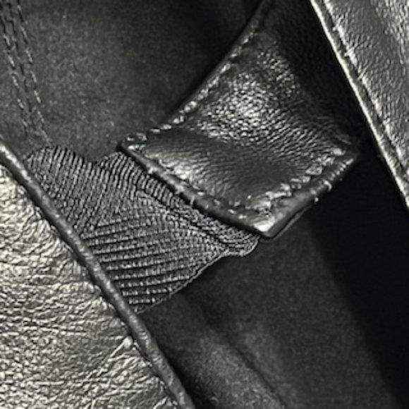 NICOLE MILLER Black Supple Leather and Chiffon Cocktail Dress Size 0, NWT - Picture 10 of 16